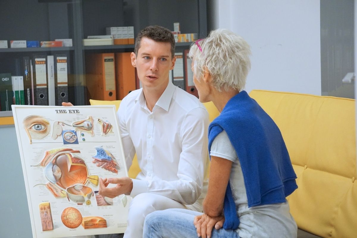Grauer Star Sicht nach Operation